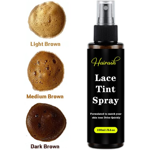 Perruque Lace Tint Spray Wig, Noeuds, Healer, Quick Dry Wig, Grids Concealer, Hair Tint Mousse, Lace