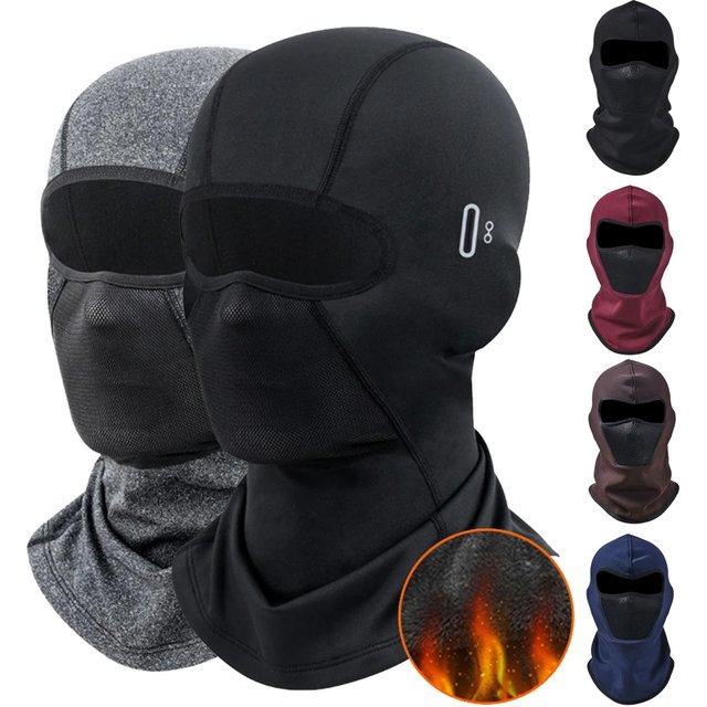 Thermal Winter Balaclava Cycling Full Face Mask Warm Outdoor Sports Motorcycle Ski Fishing Hunting Mask Fleece Scarf Cap Bandana
