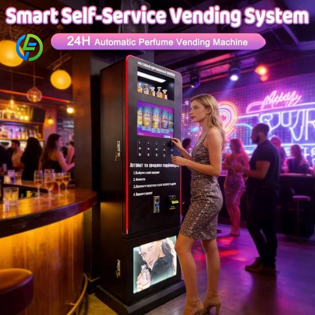High-Profit Self-Service Perfume Vending Machine for Bars Nightclubs Lounges Factory OEM Customization