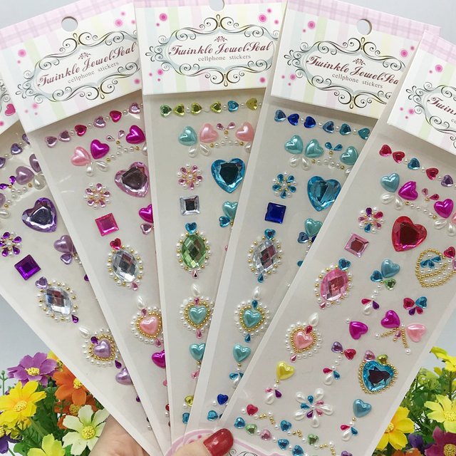 New Face Gems Jewels Rhinestone Face Sticker Bright Stickers for The Face Festivals Accessories Makeup Crystals Face Diamonds