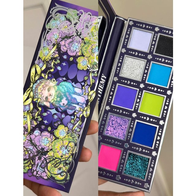 Anthemy 10 Color Matte Pearl Shimmer Glitter Chameleon Eyeshadow Palette