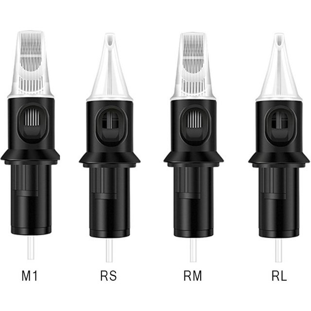 10/20PCS Tattoo Cartridge Needle RL/M1/RM/RS Disposable Semi-Permanent Eyebrow Lip Makeup Needles For Tattoo Pen Accessories Tip