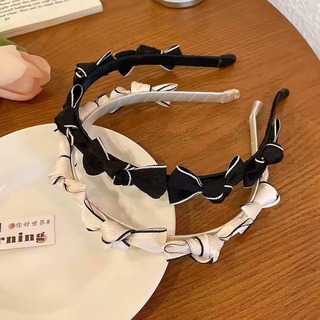 Nouveau 1pc noeud papillon bandeau style coréen tempérament petit parfum bandeau pince à cheveux bandeau pression accessoire de cheveux 2025