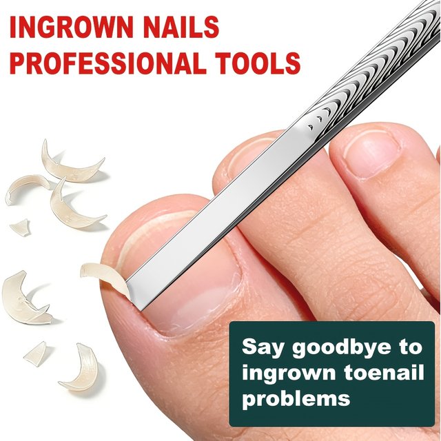 3Pcs Stainless Steel Ingrown Toenail Clipper Kit Daily Foot Care Essential Salon Household Ingrown Nail Trimming Grooming Set