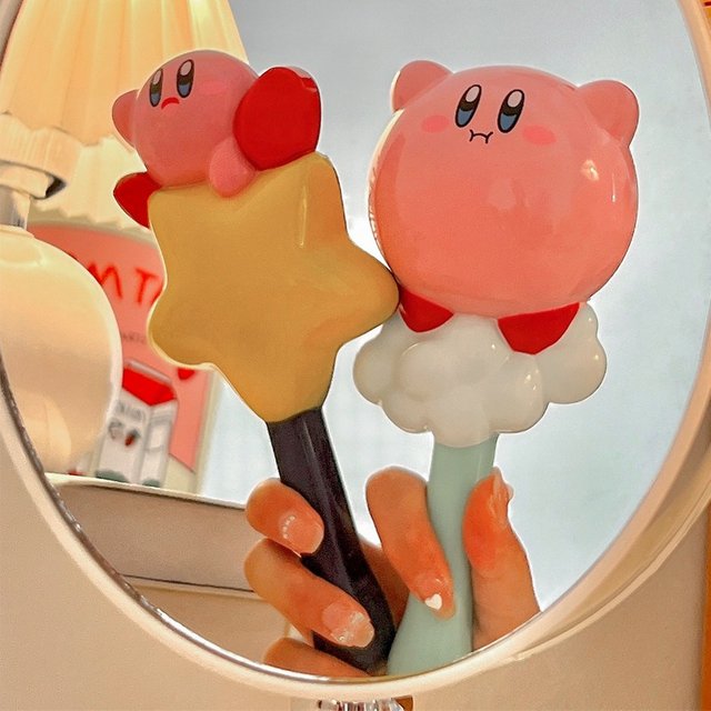 Cute Cartoon Kirby Air Cushion Combs Scalp Massage Comb Hair Brush Cartoon Anti Tangle Anti-static Comb Hair Care Styling Tools