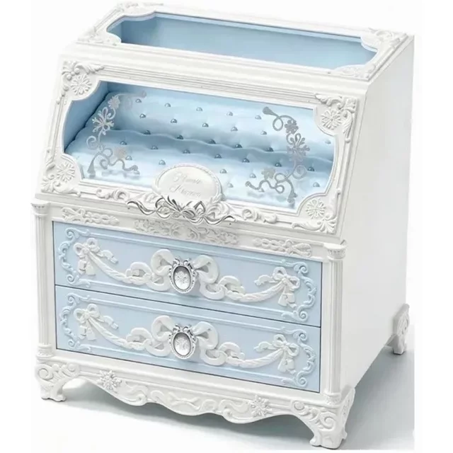 Flower Knows Snow Ballet Cabinet Large Storage Box Cosmetics Train Case Flowerknows Storage Box (Empty Box)