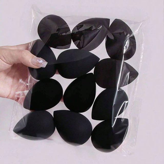 12-Piece Makeup Tool Set Ultra-Soft Puffs Beauty Sponges, Beauty Sponges. Specially Designed for Foundation and Concealer.