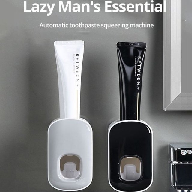 Waterproof Toothpaste Squeezer, Automatic Toothpaste Dispenser, Wall Mount, Bathroom Accessories, Toothbrush Holder