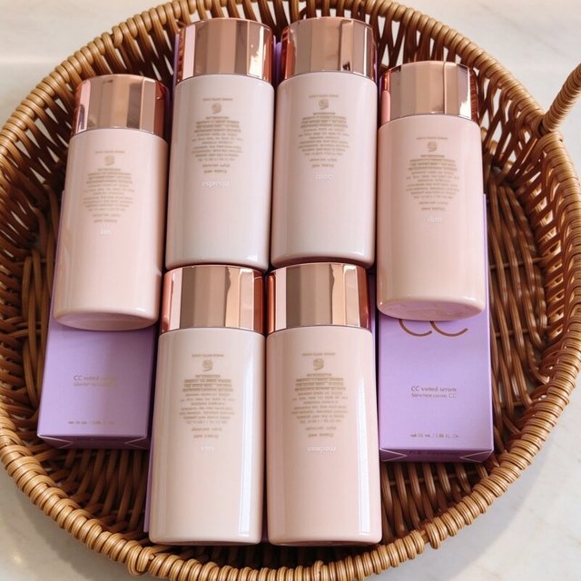 Popular 6colors Moisturizing Tinted Serum CC Cream Hydrating Color Correcting Lightweight Buildable Coverage Natural Glow Makeup