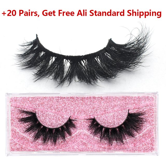 Dropshipping 3D Mink Eye Lashes Fluffy Volume Eyelash Extension Natural Wispy Full Strip Mink False Eyelashes Bulk Lash Makeup