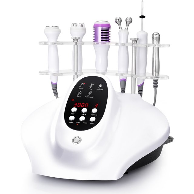 New 5 In1 Ultrasonic Facial Care Microcurrent Beauty Skin Rejuvenation Machine