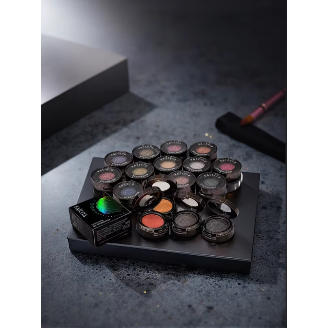 Single Color Eyeshadow Fine Texture Shiny Glow No Flying Powder Waterproof Smudge Proof Brighten Eyes Natural Camera Look Daily Party Festival Eye Cosmetic