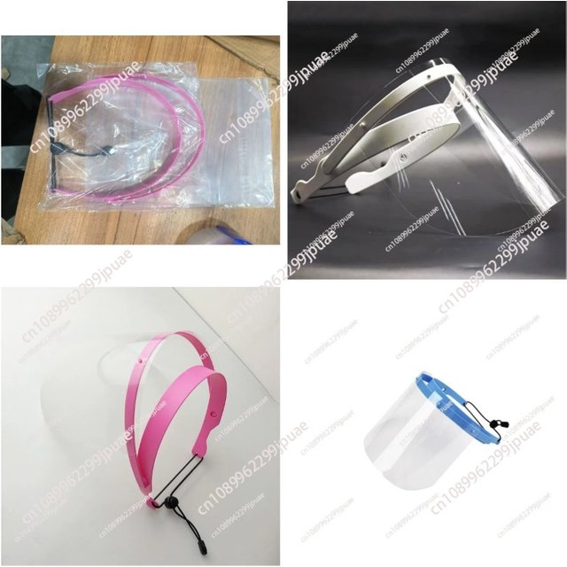 Masque facial transparent de protection intégrale pour adulte, coupe-vent, anti-poussière, anti-éclaboussures, avec lunettes de sécurité intégrées