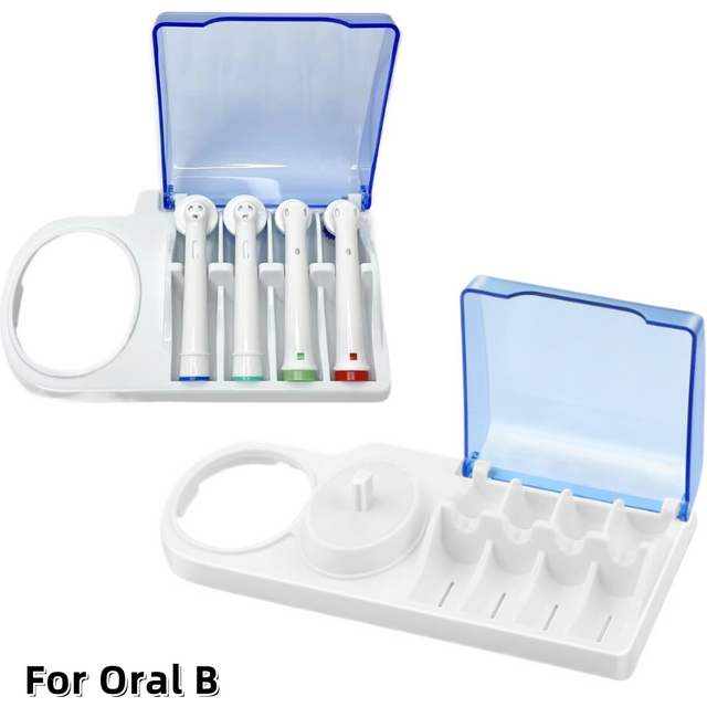 Electric Toothbrush Holder Replacement for Braun Oral B with Brush Head Storage Cover and Charger Base Stand