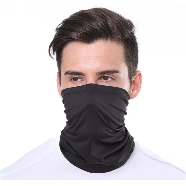 Outdoor mountaineering scarf bandana camping hiking sunscreen ice silk face towel cycling fishing summer mask Outdoor Gadgets