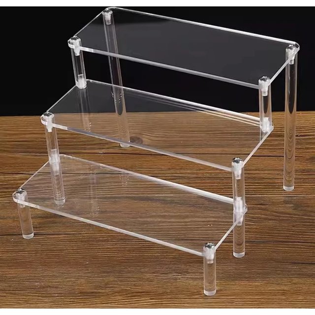 Support de rangement Transparent pour parfums à 1 à 3 niveaux, organisateur de bureau, boîte de