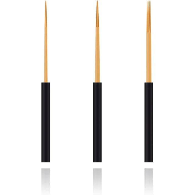 50pcs Gold Blades 3RS Microblading Permanent Makeup Eyebrow Tattoo Fog Needle 5RS For Microblade 3D Embroidery Pen