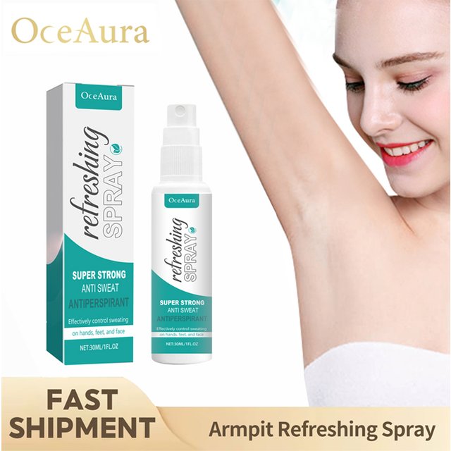 Underarm Odor Removal Spray Antiperspirant Reduce Sweat Odor Armpit Refreshing Lasting Aroma Body Deodorant Spray for women Man