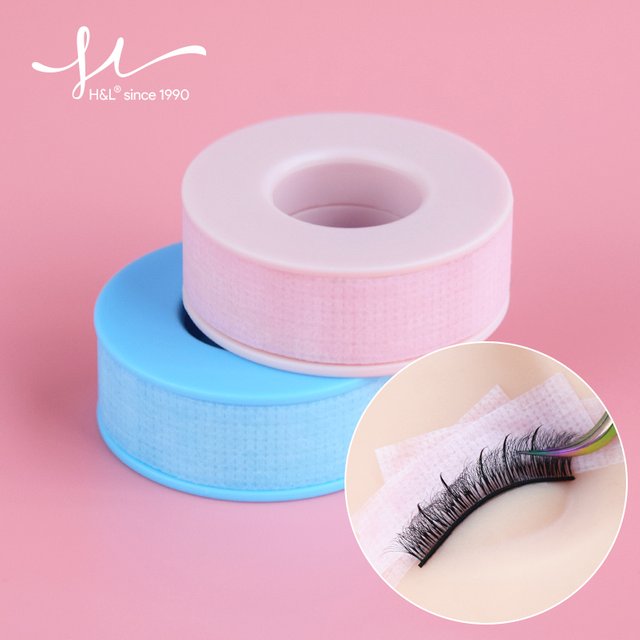 Silicone Tape Makeup Tools Pink Blue Color Easy To Tear High Quality Repastable Resuable