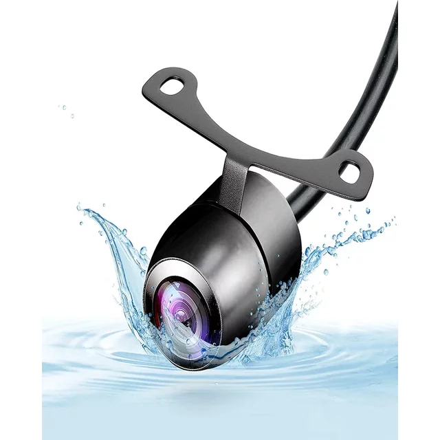 High-Definition Reversing Camera Front Rear View Camera Blind Spot Parking Auxilary CCD Butterfly Waterproof and Sunscreen Night