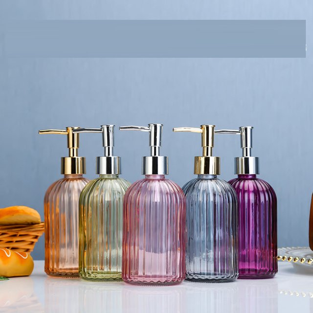 HOAfricPŽ- Bouteille de Gel Douche Moderne, Distributeur de Shampoing à la Main, observateur et
