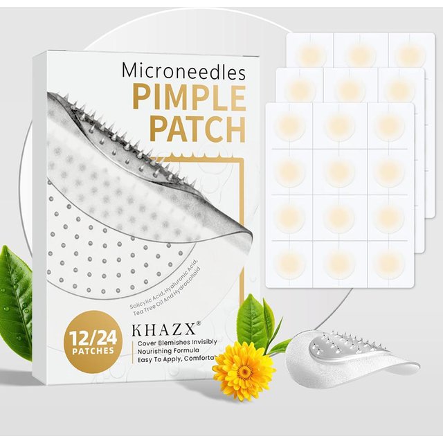 Round acne patch Waterproof Invisible Hydrocolloid Anti Acne Patches Spot Covers Gentle Non-Drying Skin Care