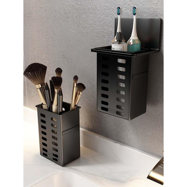 Travel-Friendly Wall Toothbrush Holder: Saves Space for Kitchen Utensils in Home & Dorm