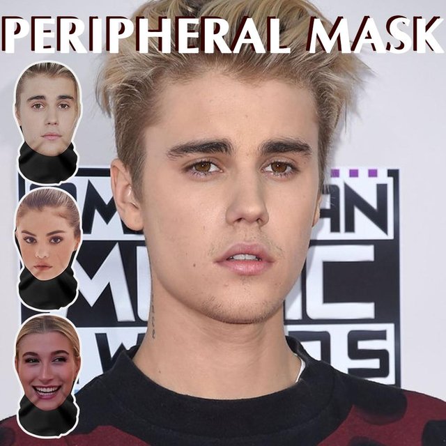 Realistic Face Mask 3D Printed Full Face Visual Mask Realistic Celebrity Performer Role-playing Props Costumes Face Mask
