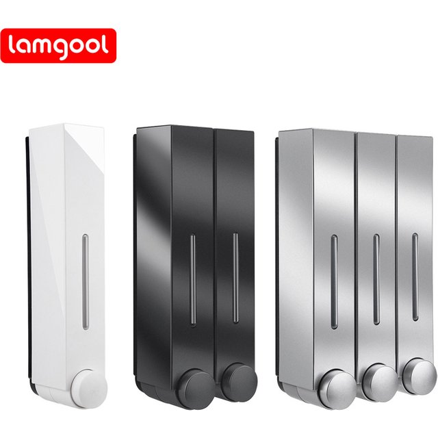 Lamgool 420ML distributeur de savon mural douche distributeur de savon Gel douche distributeur de