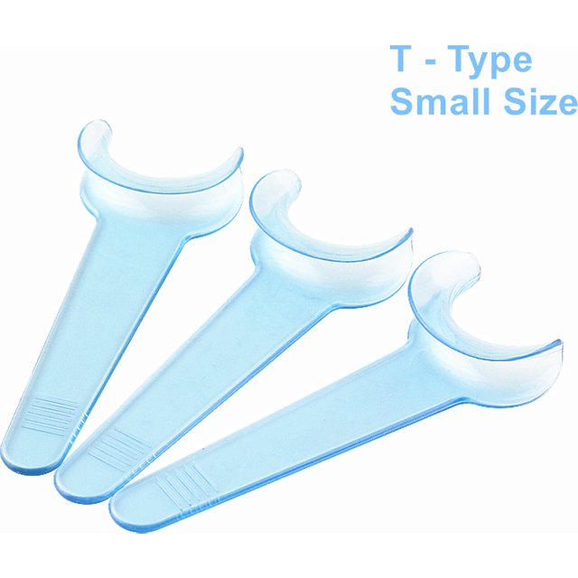 Dental Mouth Opener Props T Shape Blue Small Gag Intraoral Cheek Lip Retractor Spreader Oral Care Dentistry Products