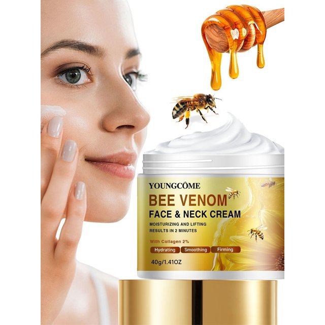 Bee Venom Face Cream Firming Lifting Soothing Lighten Redness Repair Damaged Skin Strengthen Barrier Brighten Nourish Face Cream