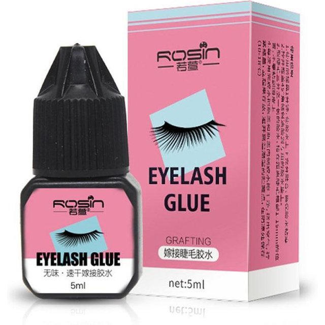 5ml No-irritant Grafted Eyelash Glue Quick Drying Eyelashes Extension Glue Waterproof Long Lasting Firm Lash Glue Makeup Tool