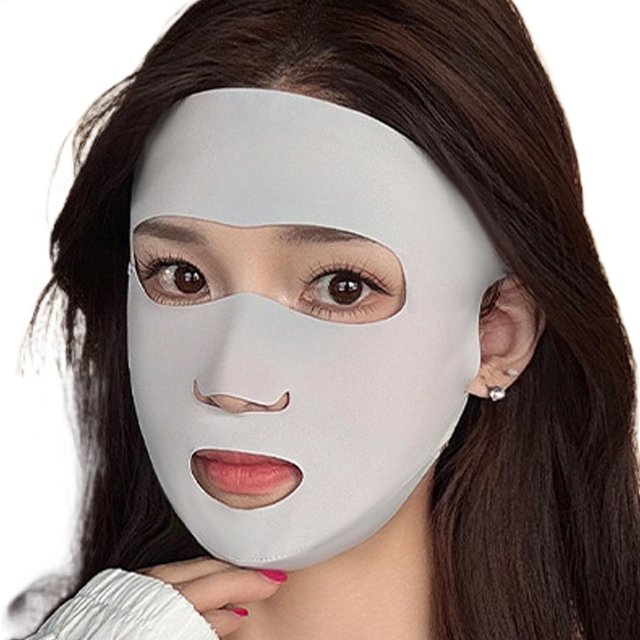 Sun Protection Summer Full Face Mask Sun Protection Men Women Face Mask for Outdoor Travel Ice Sense Breathable Face Cover
