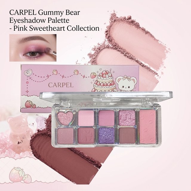 Capel Nine Color Bear Eye Shadow Palette Versatile Matte Pearl Big Ground Color Facial Comprehensive Plate for Makeup
