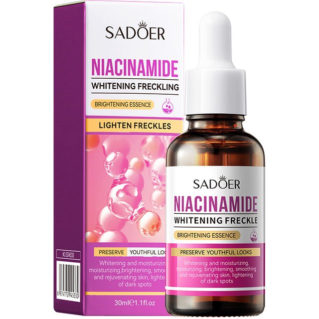 30ml SADOER Nicotinamide Face Serum Facial Creams Whitening Moisturizing Anti Wrinkle Facial Essence Beauty Skin Care