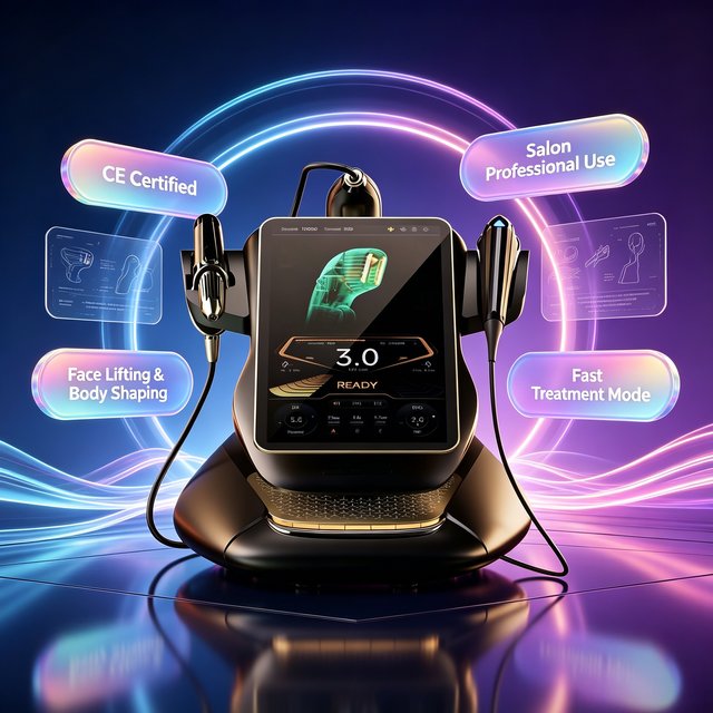 360MAX 25D HiFU Non Invasive 3 In 1 Beauty Equipment Facial Slimming Anti Aging Skin Tightening Body Firming Machine