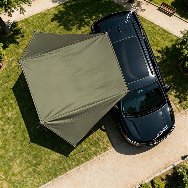 SUV Side Sunshade Tent, Used for Car Travel, Sunscreen, Used for Outdoor Camping, Rear Tent