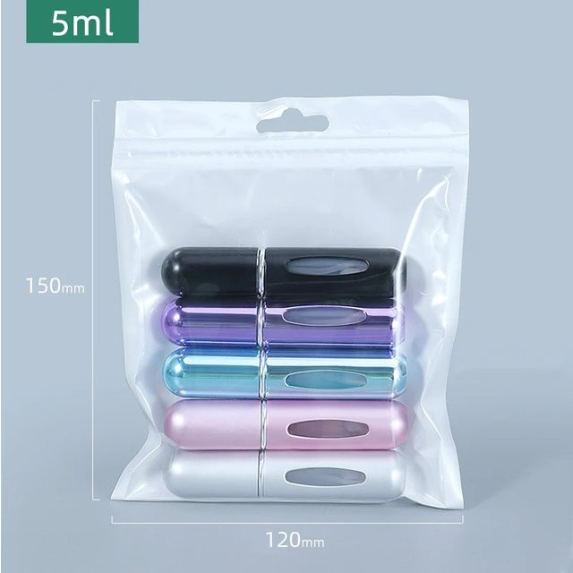 5 pièces 5ml vaporisateur pompe à parfum bouteille de parfum rechargeable vaporisateur atomiseur bouteille Mini voyage vide conteneurs cosmétiques