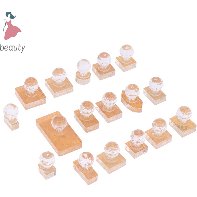 Crystal Powder Press Stamp Tool Powder Press Mold Makeup Eyeshadow Foundation Highlighter Repairing Tool Powder Press Stamp