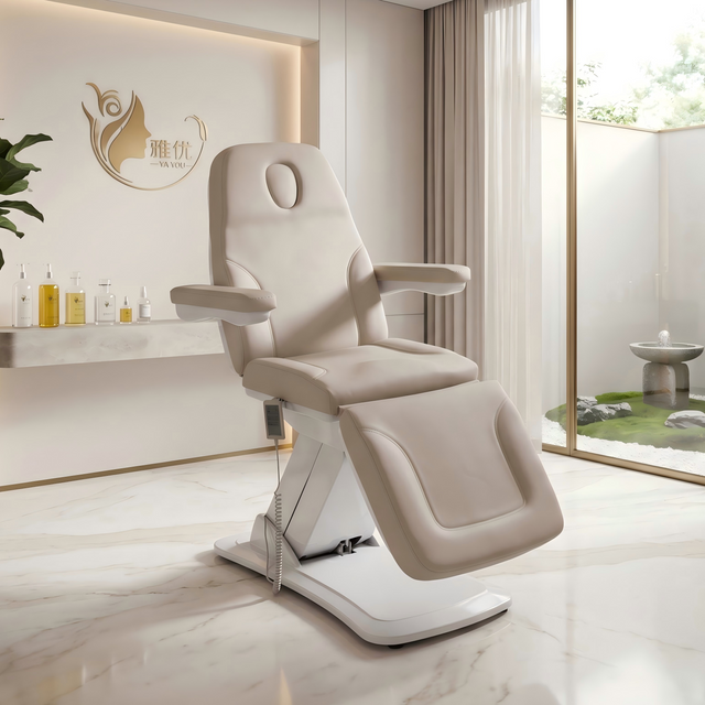 Electric Beauty Spa Bed for Massage Facial Lash Work Salon Furniture