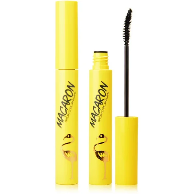 Flamingo Mascara Small Brush Head Naturally Thick and Long Curly Roots Are Clearly Shaped Waterproof and Non-smudged Eye Makeup