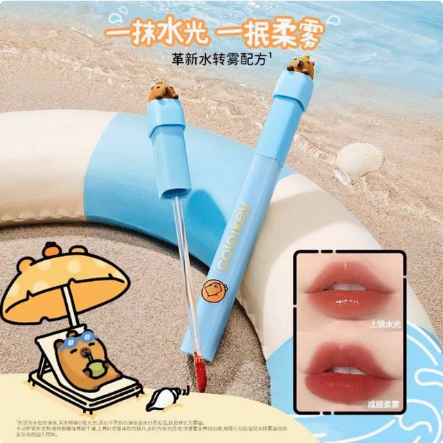 COLORKEY Velvet Tint Liquid Lipstick Watery Matte Lipgloss Waterproof Non-stick 1.7g Lip Makeup Authentic Original Cosmetics