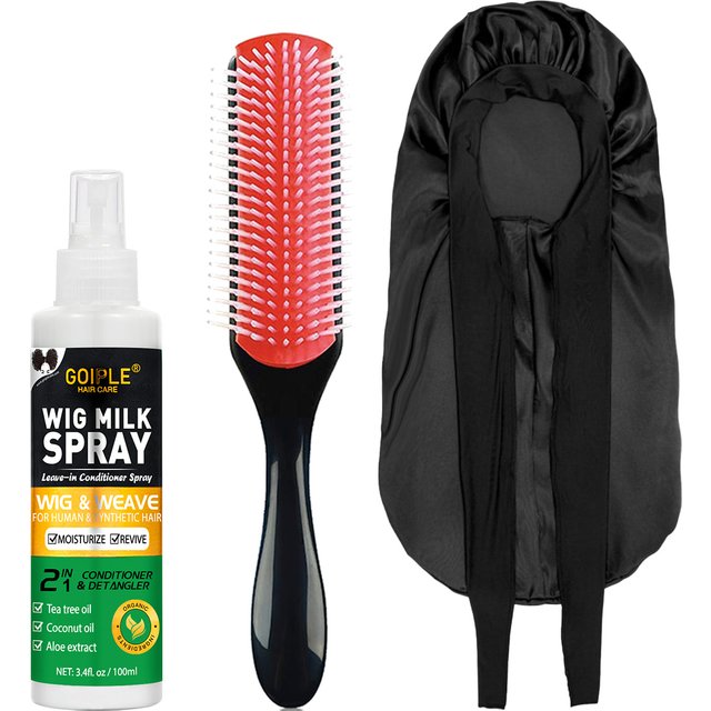 GOIPLE Wig Milk Spray Moisturizing Hair Spray for Wig Synthetic Hair Prevent Frizz Leave-in Conditioner for Smooth and Shine Wig