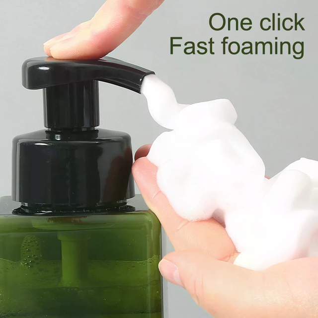 250/450/650ml Manually Press Soap Foaming Mousses Liquid Shower Gel Bathroom Bottling Soap Despenser Portable Foam Pumps Bottle