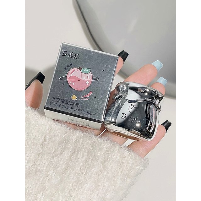 DI&XI small silver jar lip balm moisturizing lip care Dudu jelly lip oil moisturizing before makeup