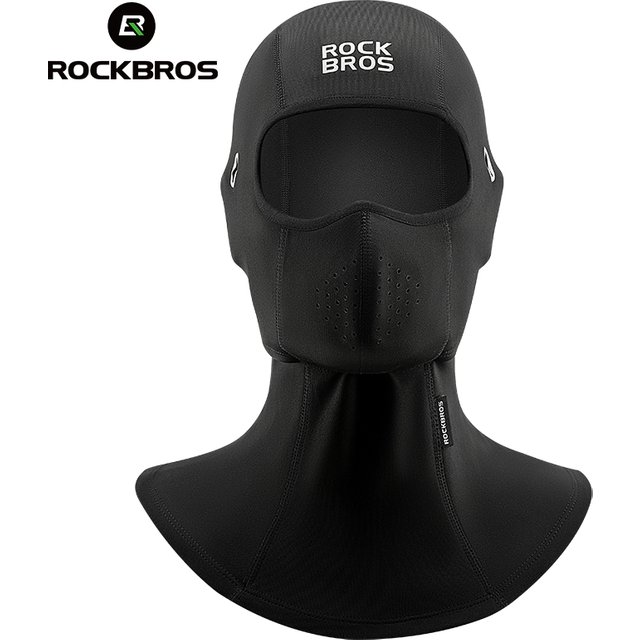 ROCKBROS Winter Sport Mask Warm Fleece Face Scarf Balaclava Cycling Skiing Face Mask with Eyeglass Hole Design Comfortable