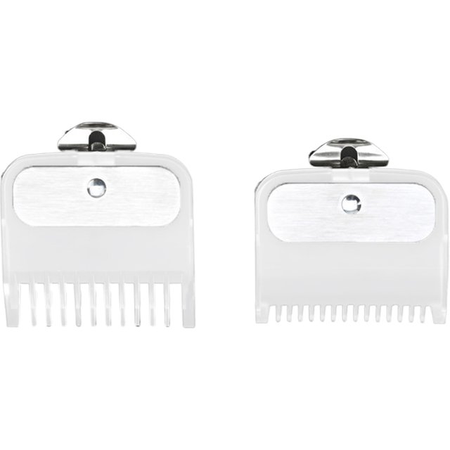 【2PCS/Set 1.5mm+4.5mm Hair Clipper Guide Comb Set Standard Guards Attach Trimmer Parts】