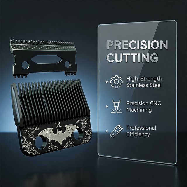 DK Night Knight DLC-coated Echo Blades Common Professional Hair Clipper For MRD SC WHAL JRL KM VDR Gamma JUCAI Madeshow Babylis