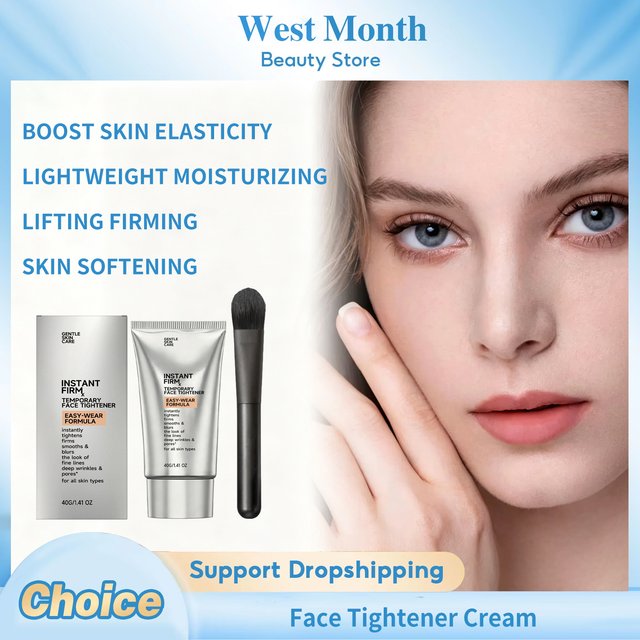 Face Tightener Cream Boost Skin Elasticity Anti-Aging Smoothing Fine Lines Lightweight Moisturizing Lifting Firming Face Cream