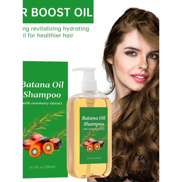 Batana Oil Shampoo for Hair Growth & Strength | Repairs Broken Strands, Nourishes Scalp & Fights Dandruff with Gentle Cleansing